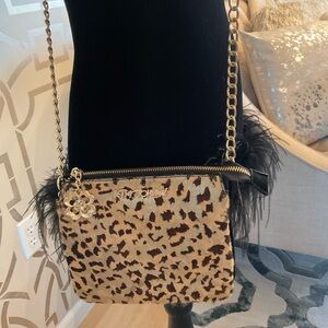Betsey Johnson Cheetah Crossbody Purse